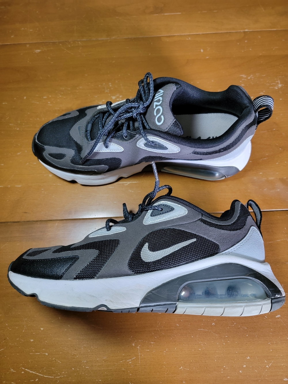 Nike Air Max 200 Winter Anthracite Black Grey Size 7.5